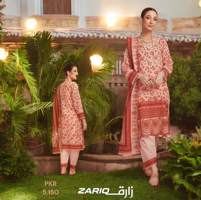 EMBROIDED LAWN (3PC)